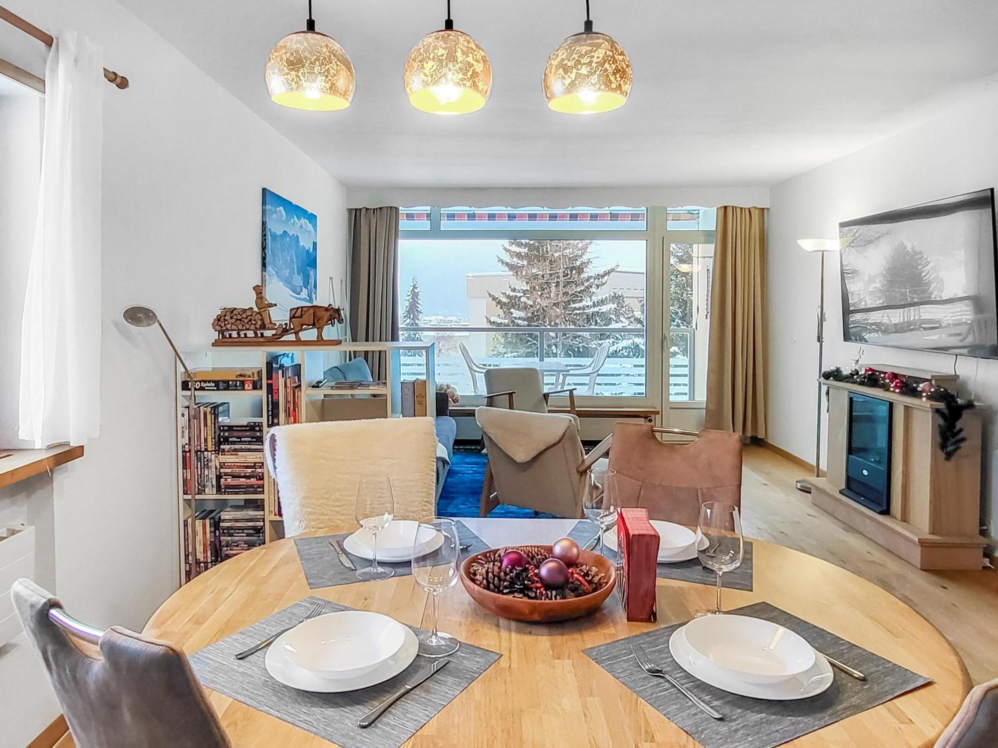 Ferienwohnung Parsenn Peaks Panorama Davos Eksteriør bilde